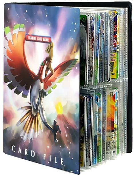 AncientKart Pokemon Big Sized High Quality Ultra Prism Booster Collector Binder Folder Album File with 216 holders & card packs