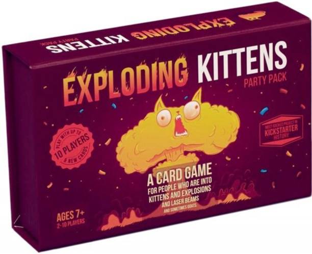 TOY GARAGE Exploding Kitten Party Pack Card game For Kids and Adults