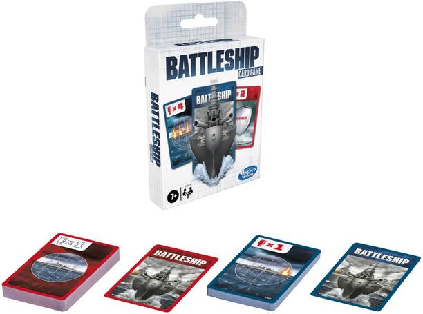 HASBRO GAMING Battleship Card Game for Kids, Strategy Game for Kids, Travel Games for Kids