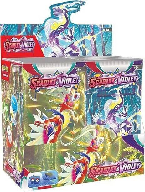 Bestdeals Poke mon Cards for Kids Real High Trading Cards TCG 48 Crown Zenith Cards Violet