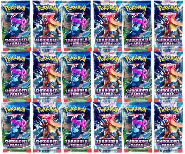 Gift Collection 144 PCS Of Pokemon Scarlet & Violet Shrouded Fable Super Rare Booster Cards Game