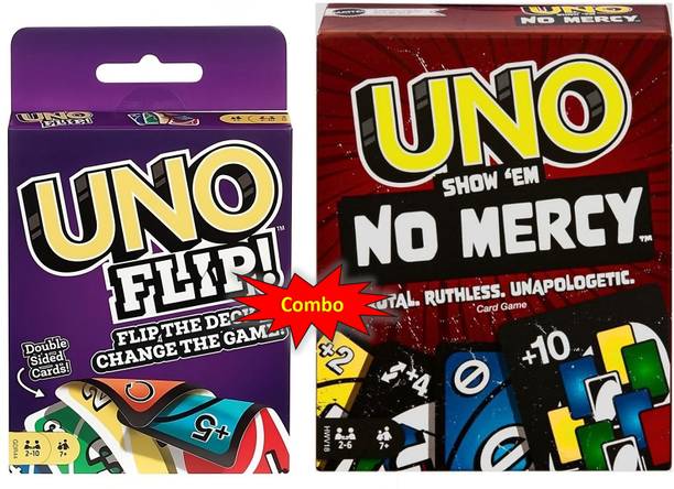 ToyShaala Ultimate UNO Power Combo - Flip & No Mercy Edition