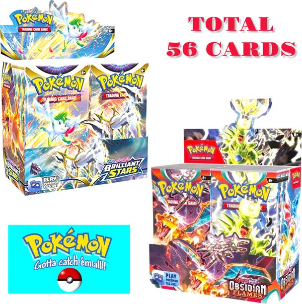 taka saki pokemon cards real & rare high hp trading cards pack ( TOTAL 56 CARDS )