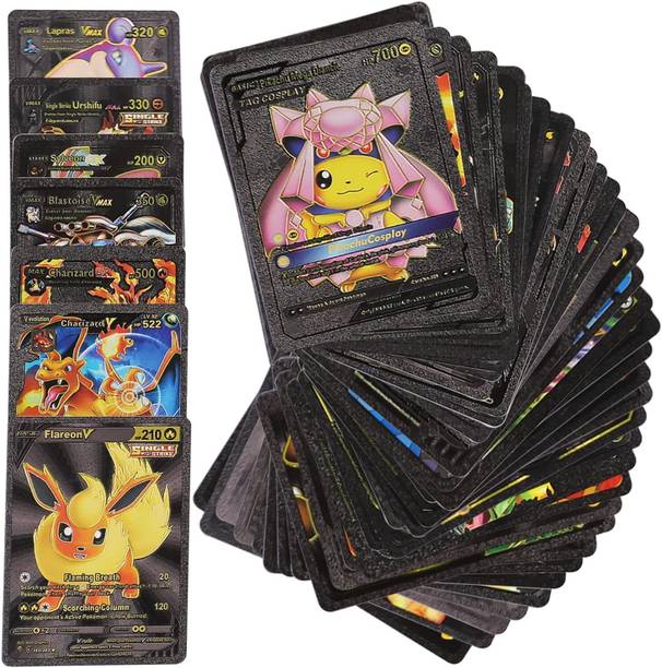 Quirkmall Waterproof 55pcs Pokemon TCG Deck Box - V Series Cards Vmax GX Rare Cards
