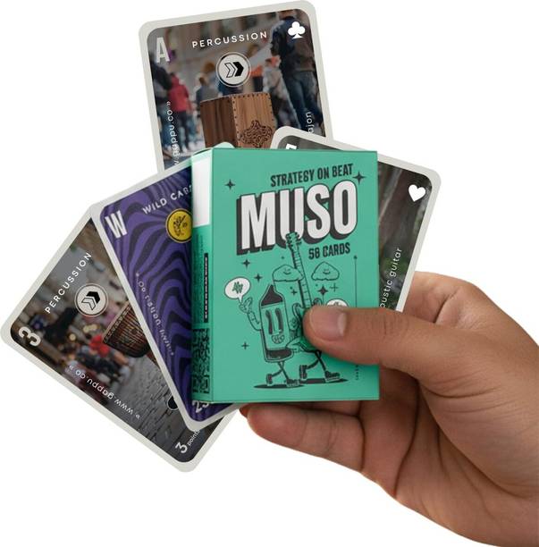 MUSO 3-in-1 Musical Showdown Rhythm Battle Multiplayer Card Game 2–7 Players