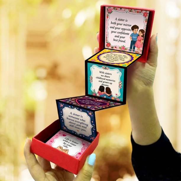 Exciting Lives Rakhi Popup Box - For Rakshabandhan, For Brother, Sister, Siblings, Cousin