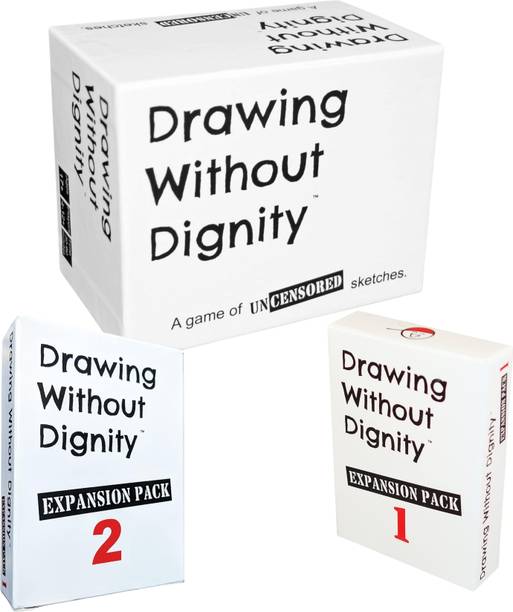 Zuuluzrs All Expansion Packs - Drawing Without Dignity Card Game