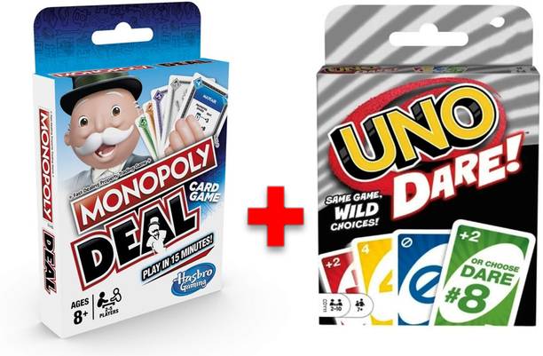 ToyShaala UNO Dare + Monopoly Deal Combo