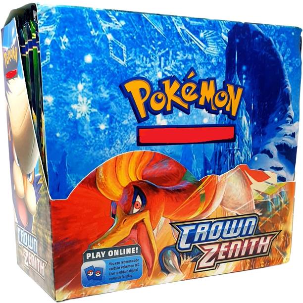 क्रेज़ीबाय Pokemon Sword & Shield Crown Zenith 36 Booster Pack for kids