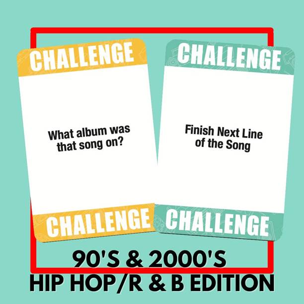 Zuuluzrs Hip Hop & R&B Edition A Music Trivia Game - Lyrically Correct Card Game