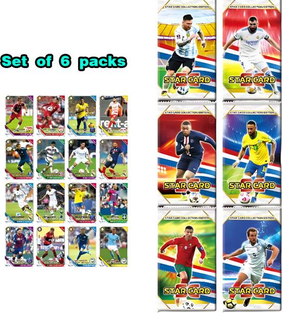 AncientKart Latest Champions Euro New Football cards fifa world cup 6 packs