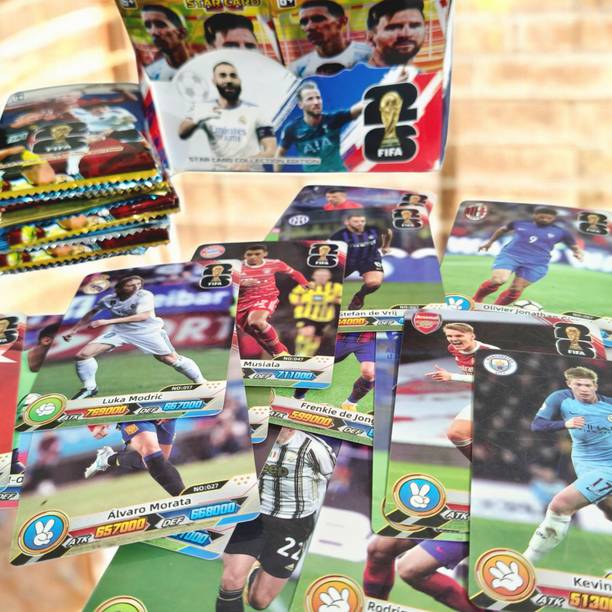 EpicTurners Star Card FIFA Football Trading Cards Collection Pack of 6 | Soccer Player Cards