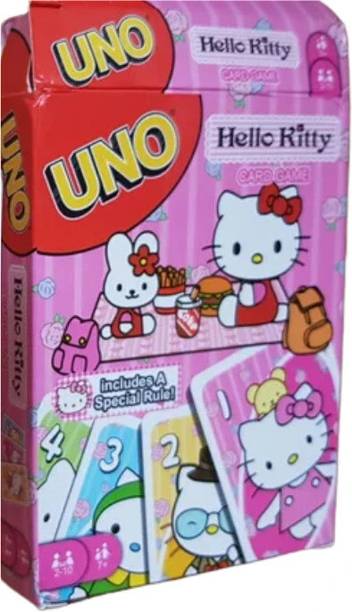 Cluttch Play Hello Kitty Uno Play Cards for Kids Family Party Time Suitable for Age 5+