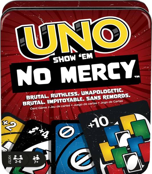 Nilika Enterprises UNO Show em No Mercy Card Game for Kids & Adults | Party Game & Wild Rules