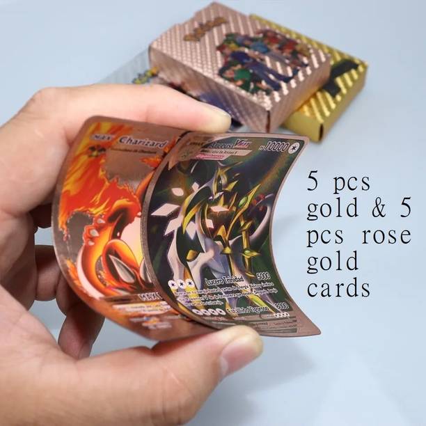 Bestie Toys Series Cards Rare Golden Cards & Common Rare Mystery Car Kids(rosegold & gold10)