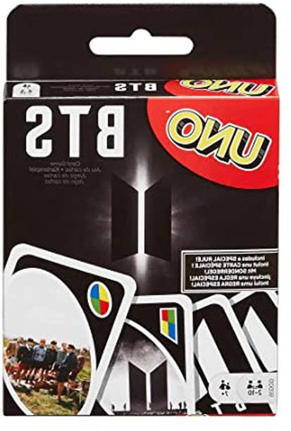 Craveon UNO BTS GROUP IN CARDS GAME ( MULTI COLOR )_ Premium Cards)