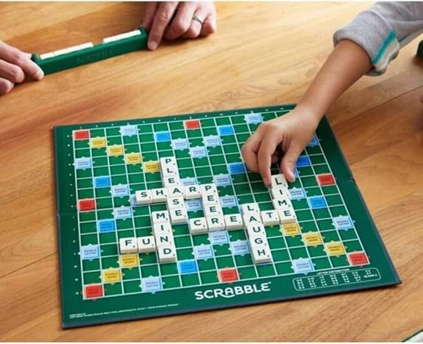 Toyhart Scrabble Classic Word Board Game for Kids Educational Family Party Game