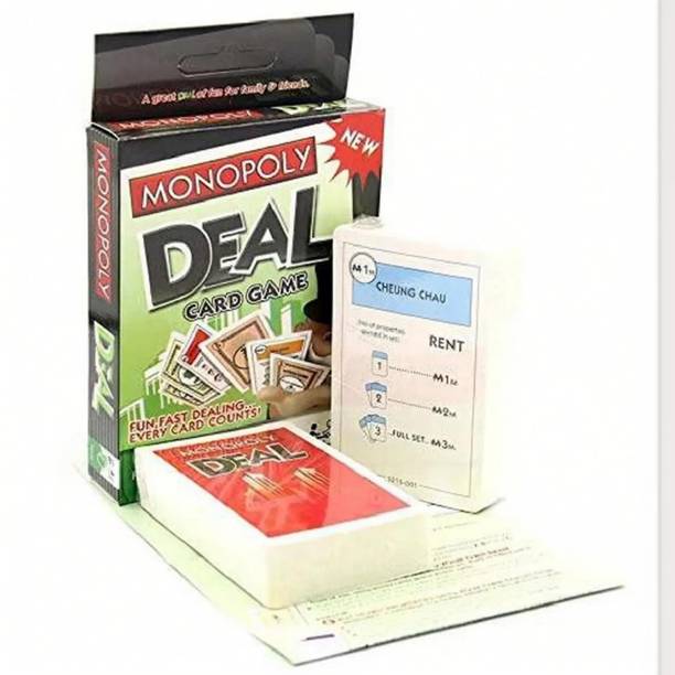 Zuigo Monopoly Deal Card Game-Fun Family Game-Quick and Entertaining Party Game.