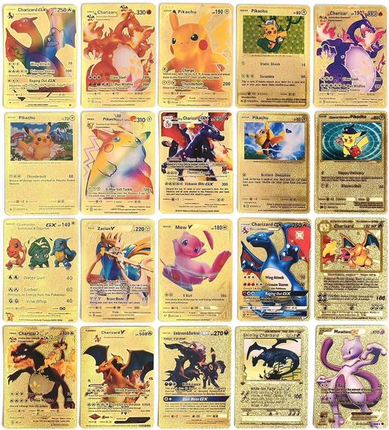 Craveon Poki ( 55 Cards Deck Box ) Golden Playing Foil Assorted Premium Cards)