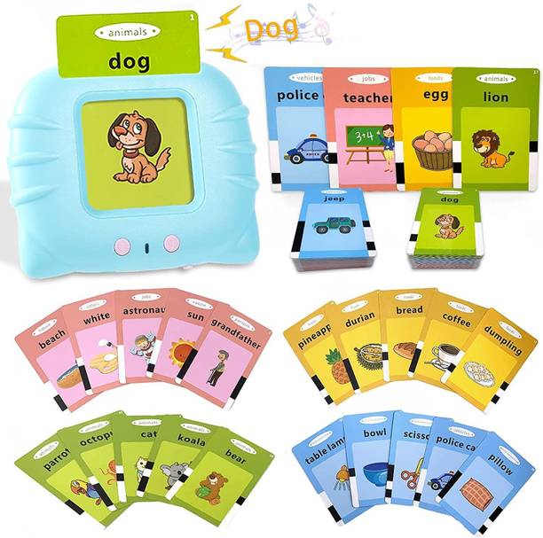 NITYA ENTERPRISE Talking Toy Flash Cards 112 card Early 224 Words Education Learning Toy for kids