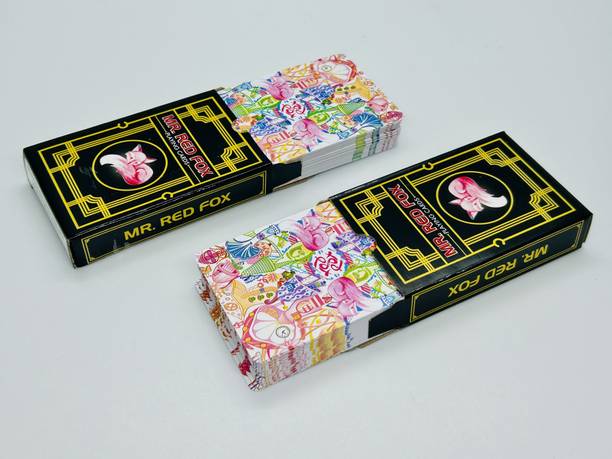 SSR SHOP Mr. RedFox MARKED CARD DECK MAGIC TRICK (2PC) / MARK CARD MAGIC