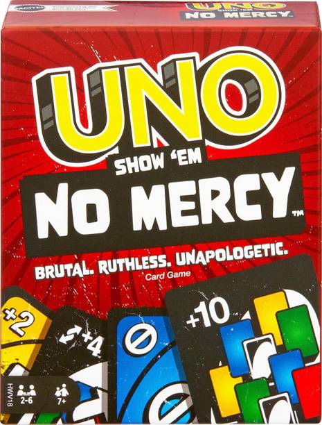 Zelvo UNO Show em No Mercy Card Game for Kids, Adults, Parties and Travel (Multicolor)