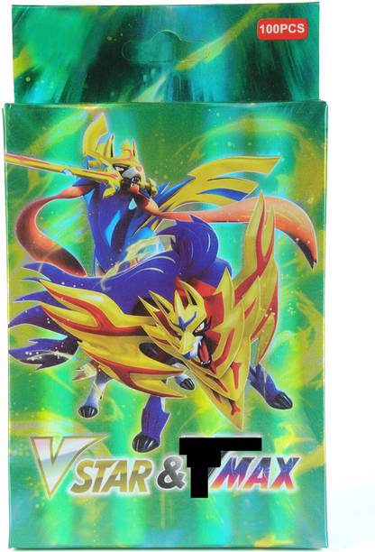 CrazyBuy Trading Card Game Special Shiny Vstar & Vmaxxx Series Playing Card Game for Kids