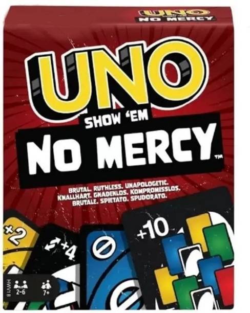 Zuigo UNO Show em No Mercy Cards Game Family Parties and Travel For Kids & Adults=