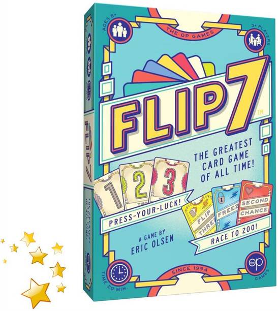 मैग्नेमाइट FLIP 7 Strategy Card Game – Quick Play Fun Game for Family & Friends