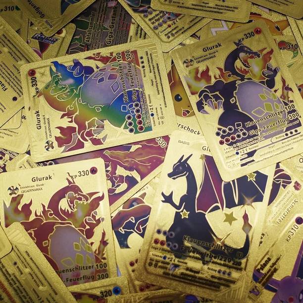 Craveon Poki Gold Playing Cards Trading Ca Premium Cards)