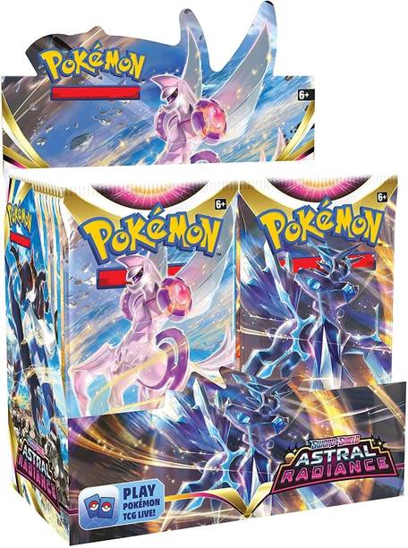 CrazyBuy Pokemon Sword & Shield Astral Radiance 36 Booster cards Pack
