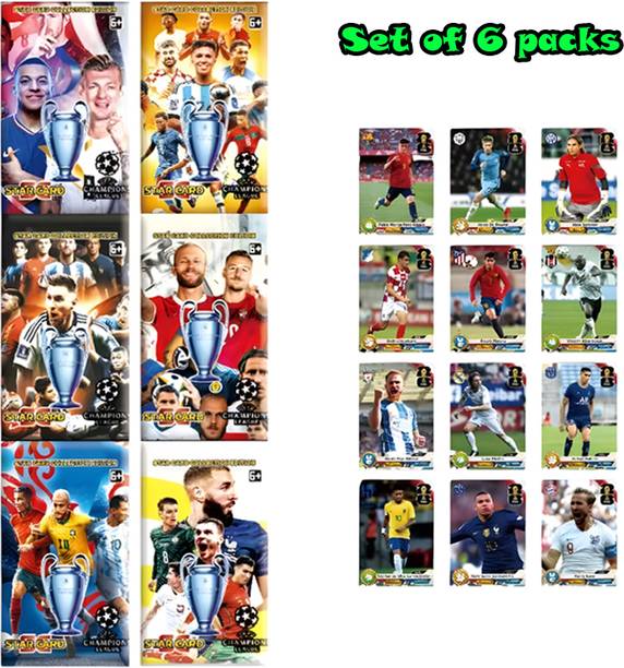 AncientKart New Latest Euro Football cards fifa world cup 6 packs