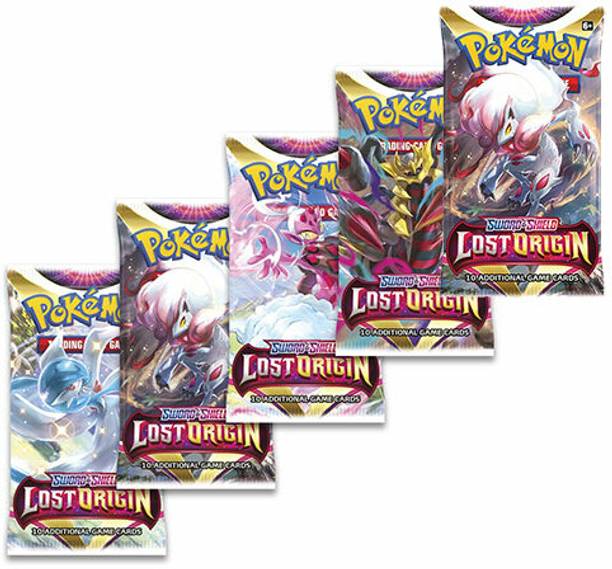 Honch Pokemon Sword & Shield Lost Origin 5 Pcs Booster Packs For Kids