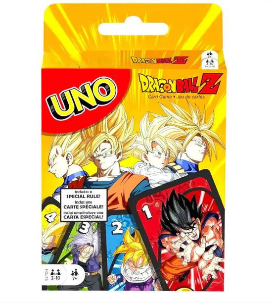Tsomtex UNO Dragon Ball Z Card Game for kids and family Fun Game Dragon BallZ Cards