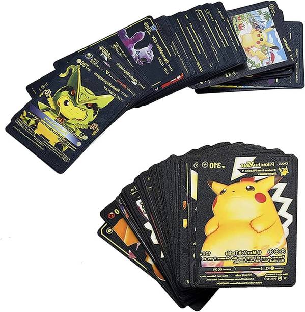 Craveon Poke-mon Black Playing Foil Cards (55 Cards Deck Box) -UPDATED30