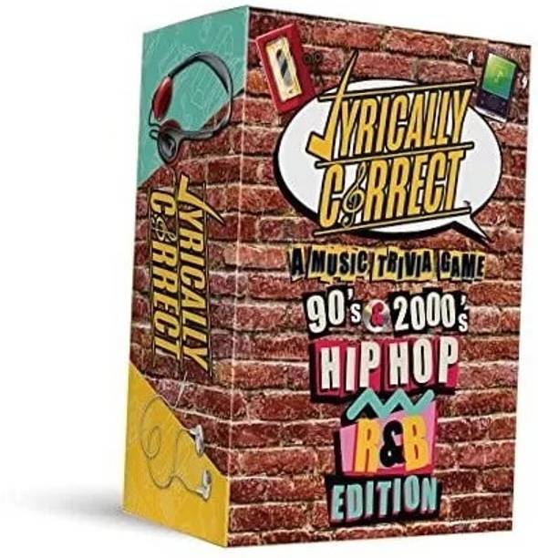 Zuuluzrs Lyrically Correct 90's and 2000's Hip Hop and R & B Music Trivia Card Game