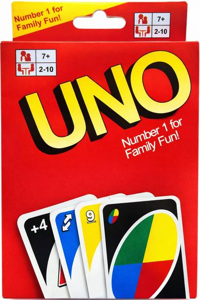 यौंभरत UNO Colour & Number Matching Card Game, 108 UNO Cards For Kids & Adults