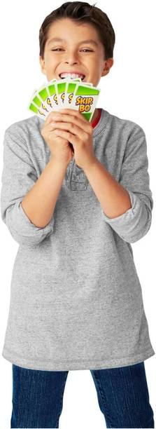 Zuuluzrs Party And Fun Skip Bo Card Game For 4-6 Players