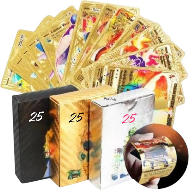 Bestdeals Pokemon Cards for Kids Real 75