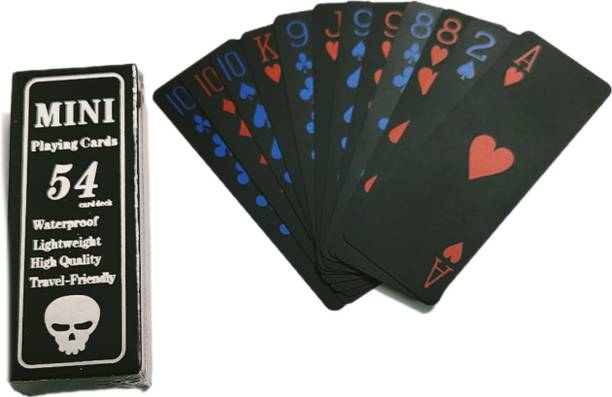 90 Degree Long Plastic Coated Waterproof Fancy Unique Playing Cards Combo for Adult Kids