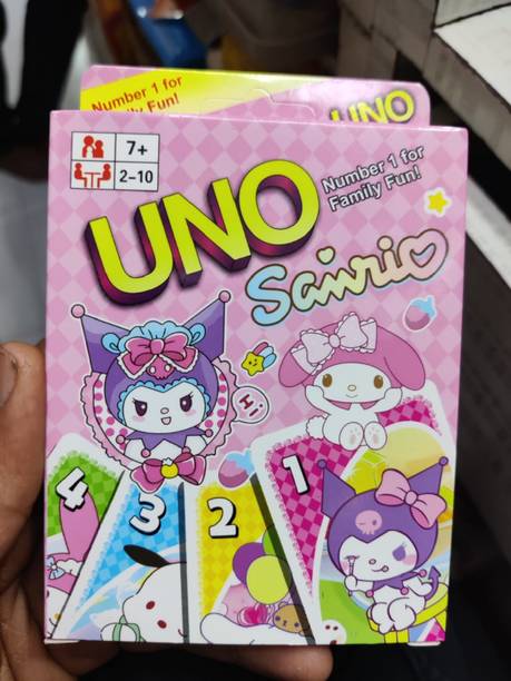 Zuigo UNO San'rio Cards Game Play with Family and Friends & Ideal for Parties.Travel.