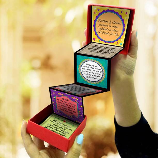 Exciting Lives Rakhi Popup Box - For Rakshabandhan, For Brother, Sister, Siblings, Cousin