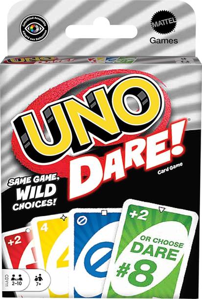 Zuigo Premium Quality UNO DARE Cards Game for kids & family Fun Playing Card Game
