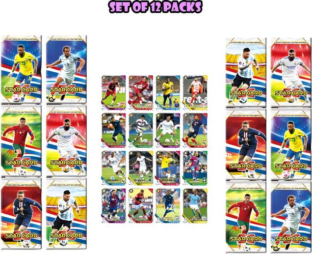 AncientKart Latest Rare Edition Champions Star Football cards fifa world cup 12 packst
