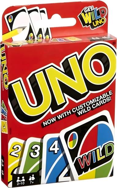 Zenex store UNO Family Card Game, with 108 Cards, Makes a Great Gift for 7 Year Olds and Up