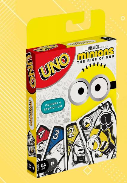 WOYR Premium Quality UNO Minion Paper Playing Cards| 112 UNO Playing Card Game