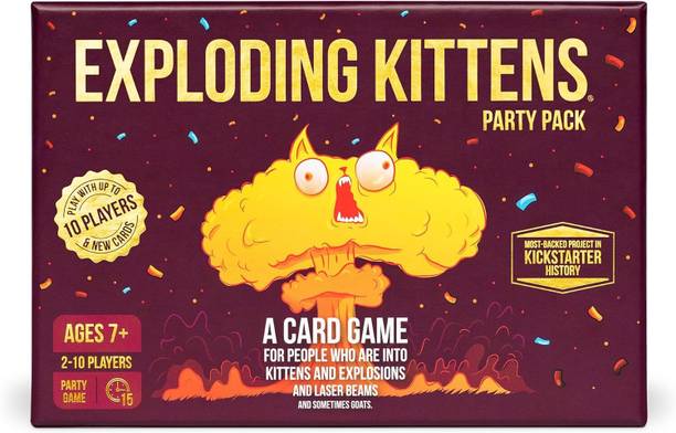 Magnemite Exploding Kitten Party Pack Card Game for Kids