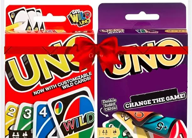 Eclet Combo Pack of 2,Color & Number Matching Card Game for 2-10 Players