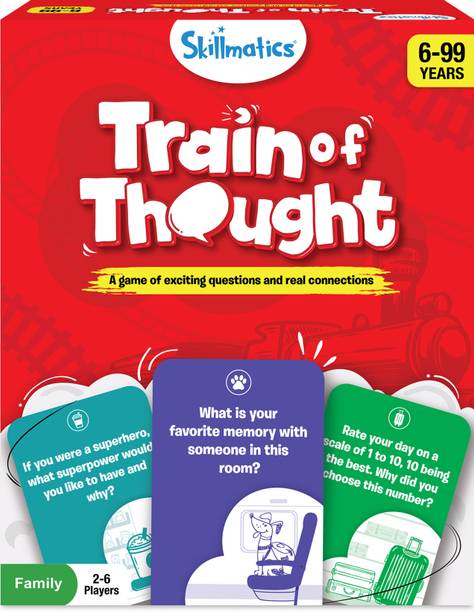 Skillmatics Card Game-Train Of Thought, Family Connection & Conversation Starter For Ages 6+