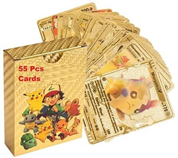 Maxterz Pokemon Cards Foil Card Assorted Cards Series Cards Rare 55 Pcs